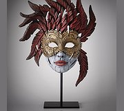 Edge Sculpture - Venetian Mask Masquerade
