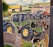 Fiesta Studios - Farmyard Scene Tractors