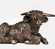 Frith Sculptures - Highland Bull Resting