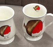 Redwood - Goblet Robin Mugs