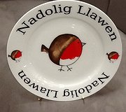 Redwood - Nadolig Llawen (merry christmas) Robin Plate