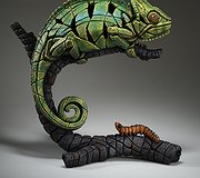 Edge Sculpture - Chameleon Green