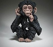 Edge Sculpture - Baby Chimpanzee (Hear no Evil)