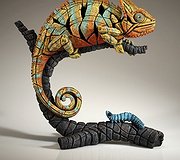 Edge Sculpture - Chameleon Orange