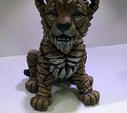 Edge Sculpture - Lion Cub Brown