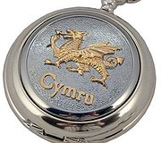A E Williams - Pocket Watch Welsh Dragon Cymru