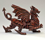 Edge Sculpture - Dragon Red