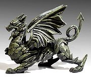 Edge Sculpture - Dragon Green