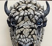 Edge Sculpture - Buffalo White