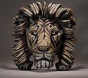 Edge Sculpture - Lion Bust Savannah